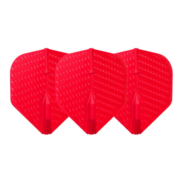 L-STYLE EZ L1 DIMPLE RED FLIGHTS