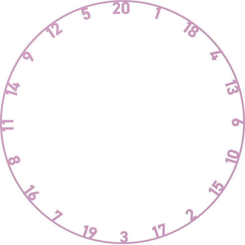 BULL'S NL MULTI-COLOUR NUMBER RING SET - 5PC