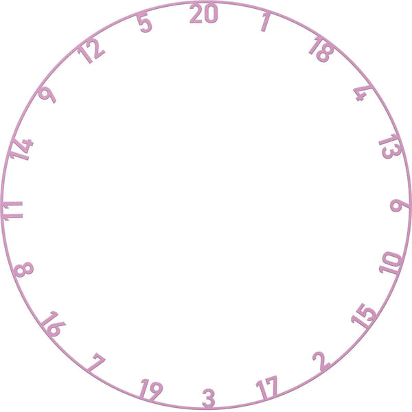 BULL'S NL MULTI-COLOUR NUMBER RING SET - 5PC