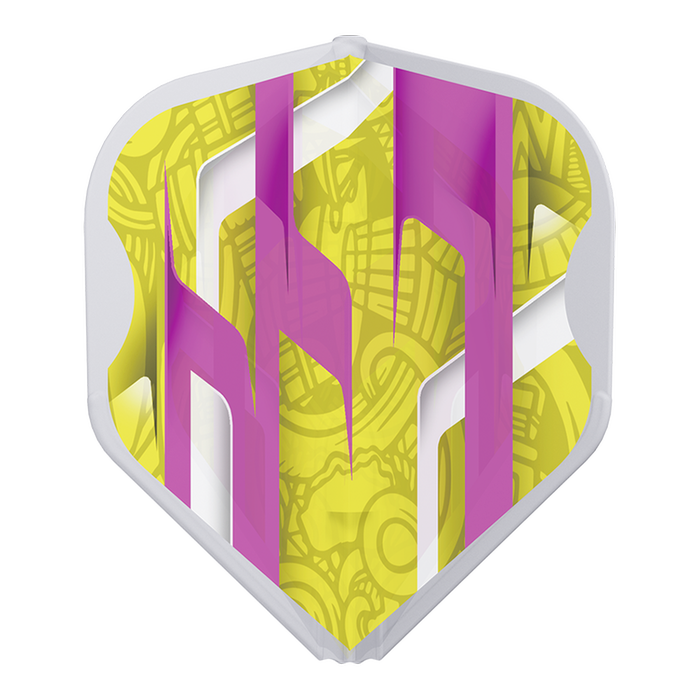 L-STYLE EZ L1 MAMO SERIES YELLOW CLEAR WHITE DART FLIGHTS