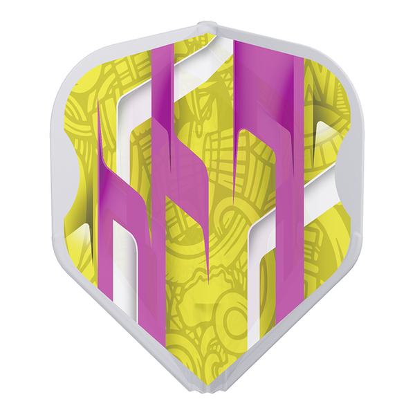 L-STYLE EZ L1 MAMO SERIES YELLOW CLEAR WHITE DART FLIGHTS