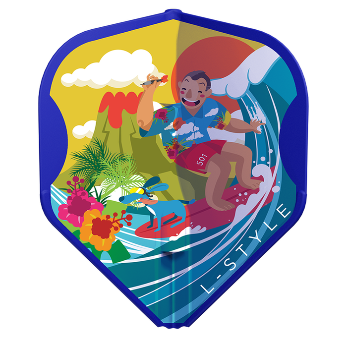 L-STYLE EZ L1 WAYNE MARDLE V1 TYPE A MIX DART FLIGHTS