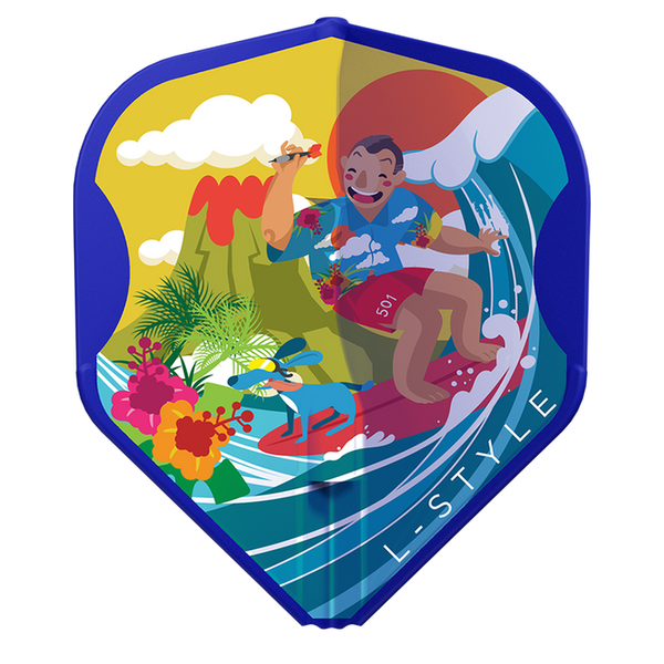 L-STYLE EZ L1 WAYNE MARDLE V1 TYPE A MIX DART FLIGHTS