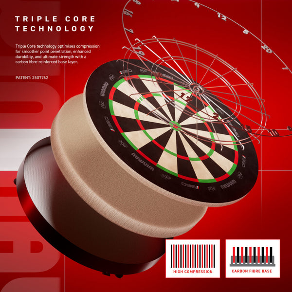 WINMAU BLADE 360 TRIPLE CORE DARTBOARD OFFICIAL PDC