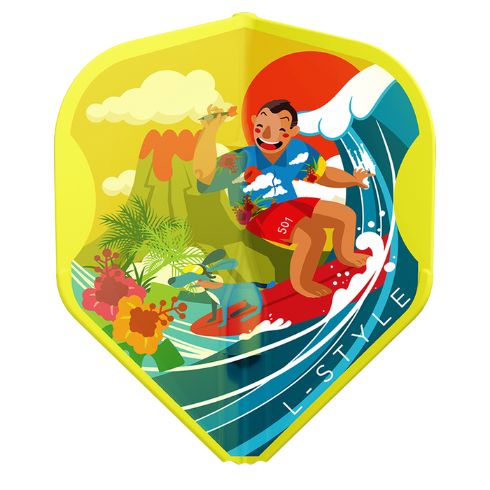 L-STYLE EZ L1 WAYNE MARDLE V1 TYPE A MIX DART FLIGHTS