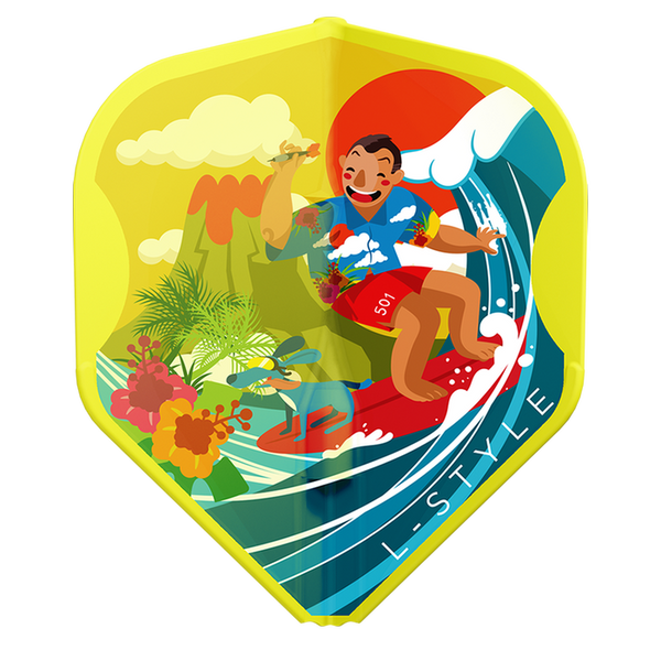 L-STYLE EZ L1 WAYNE MARDLE V1 TYPE A MIX DART FLIGHTS