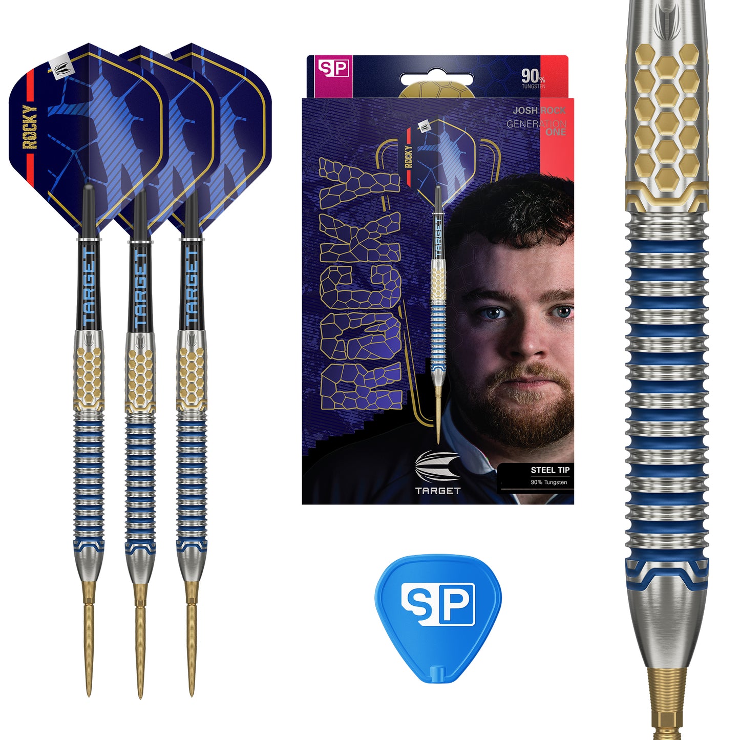 TARGET JOSH ROCK G1 SP 90% STEEL TIP DARTS