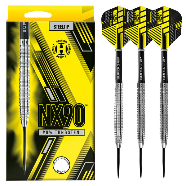 HARROWS NX90 TAPERED 90% STEEL TIP DARTS