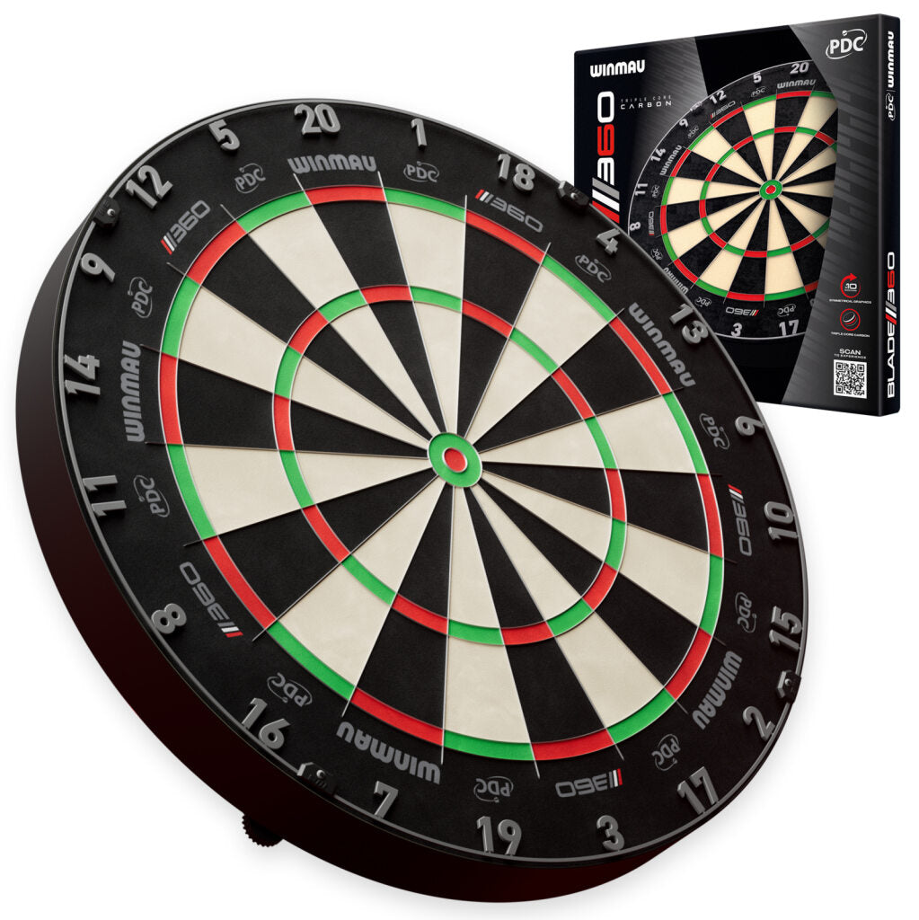 WINMAU BLADE 360 TRIPLE CORE DARTBOARD OFFICIAL PDC