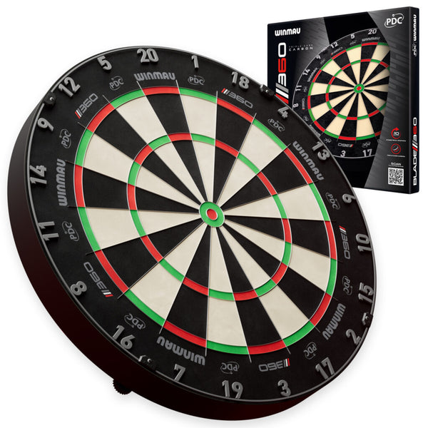 WINMAU BLADE 360 TRIPLE CORE DARTBOARD OFFICIAL PDC