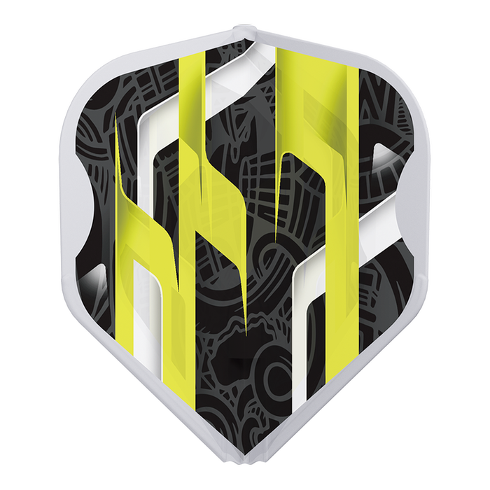 L-STYLE EZ L1 MAMO SERIES BLACK CLEAR WHITE DART FLIGHTS