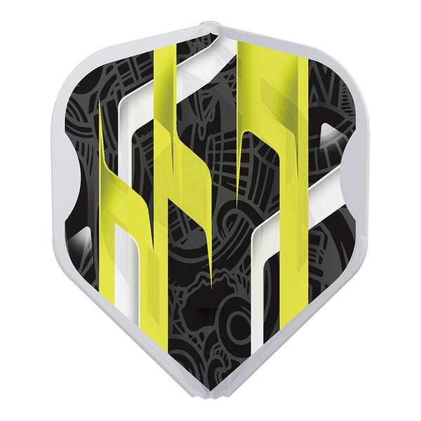 L-STYLE EZ L1 MAMO SERIES BLACK CLEAR WHITE DART FLIGHTS