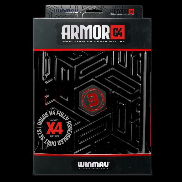WINMAU ARMOR G4 DART CASE / WALLET - BLACK