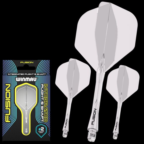 WINMAU FUSION NO.2 INTEGRATED FLIGHT SYSTEM - CLEAR