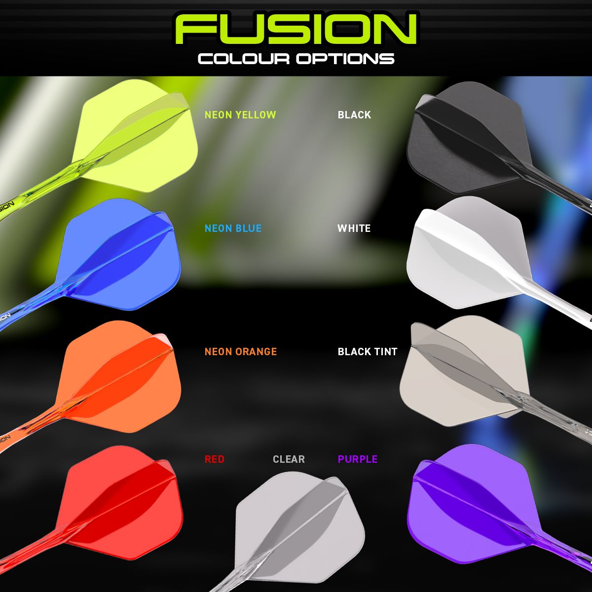 WINMAU FUSION NO.2 INTEGRATED FLIGHT SYSTEM - RED