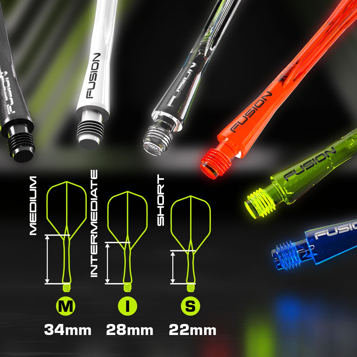 WINMAU FUSION NO.2 INTEGRATED FLIGHT SYSTEM - CLEAR