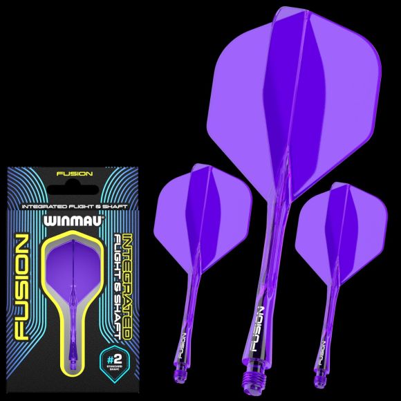 WINMAU FUSION NO.2 INTEGRATED FLIGHT SYSTEM - PURPLE