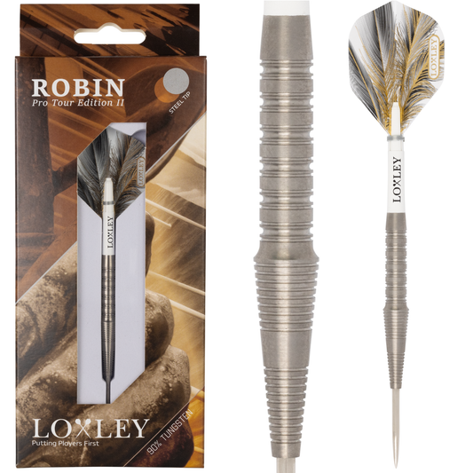 LOXLEY ROBIN PRO TOUR EDITION II STEEL TIP DARTS