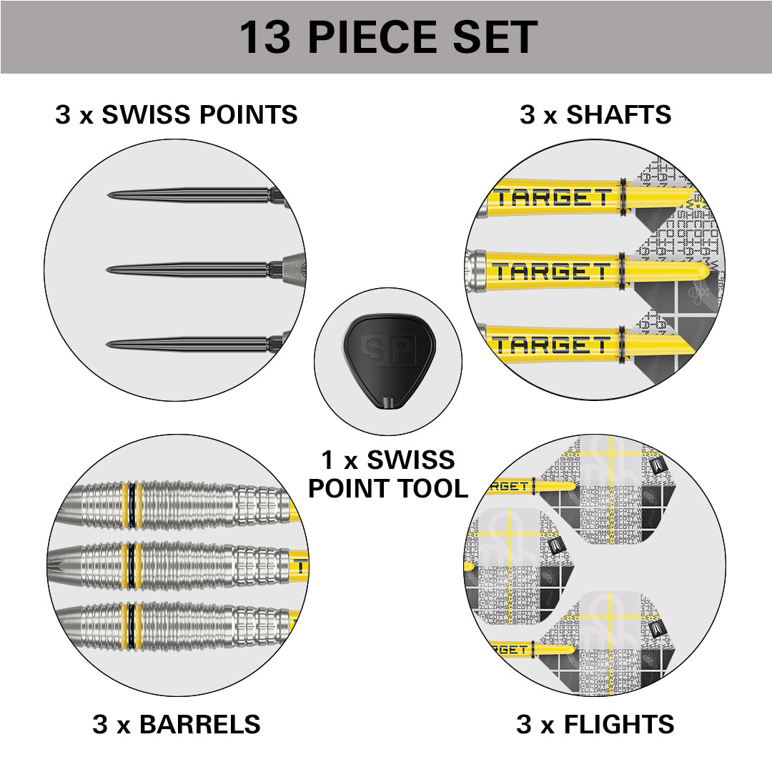 TARGET SCOTT WILLIAMS G2 SP STEEL TIP DARTS
