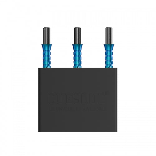 CUESOUL TOUCH POINT II SLASH CUT RINGS MULTI COLOURED STEEL DART POINTS