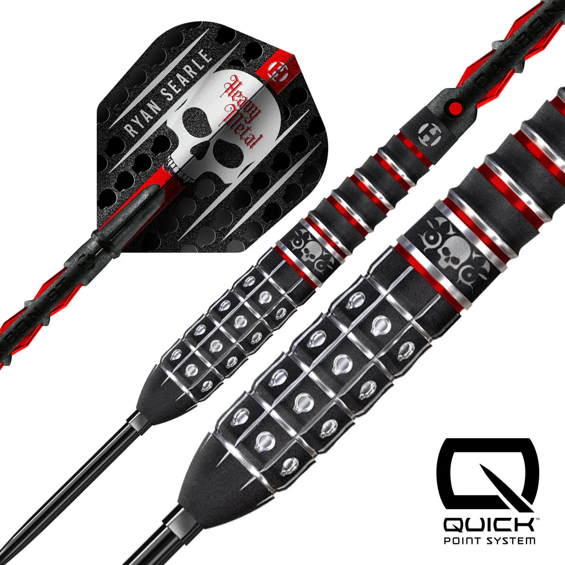 HARROWS RYAN SEARLE 90% SERIES 3 QUICK POINT STEEL TIP DARTS