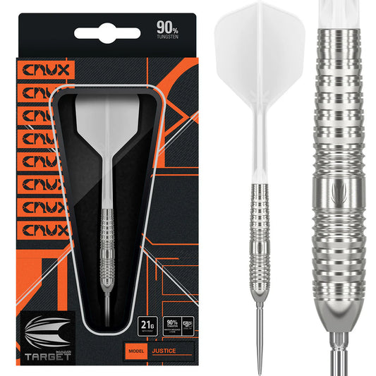 TARGET JAPAN CRUX JUSTICE 21G 90% SP STEEL TIP DARTS