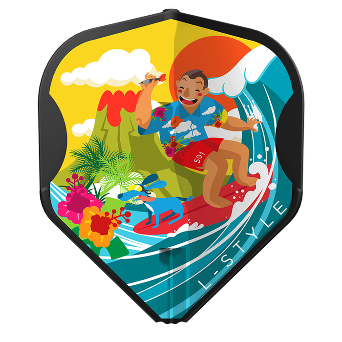 L-STYLE EZ L1 WAYNE MARDLE V1 TYPE A MIX DART FLIGHTS