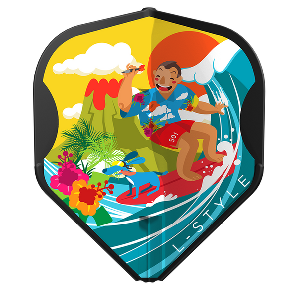 L-STYLE EZ L1 WAYNE MARDLE V1 TYPE A MIX DART FLIGHTS