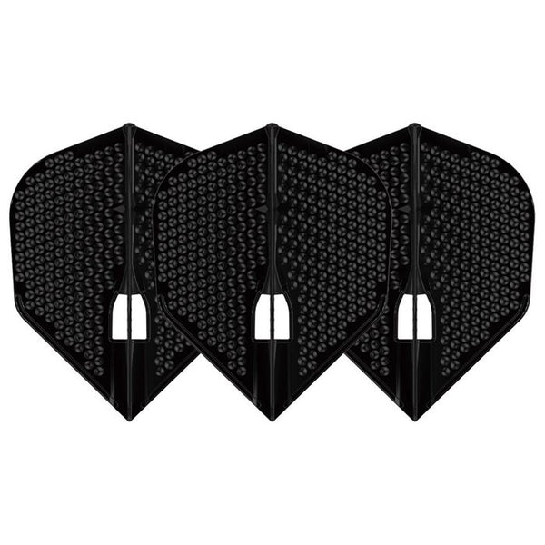 L-STYLE L3 PRO CHAMPAGNE RING DIMPLE BLACK DART FLIGHTS