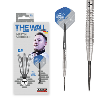 BULL'S MARTIN SCHINDLER G2 90% STEEL TIP DARTS