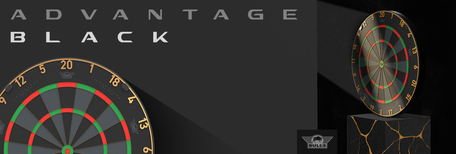  BULL'S NL ADVANTAGE BLACK DARTBOARD