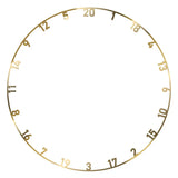 BULL'S NL METAL NUMBER RING SET - GOLD/SILVER/WHITE 3PC 1