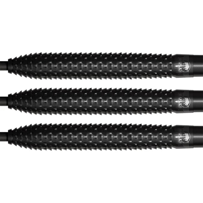 BULL'S SHARK PRO BLACK 90% STEEL TIP DARTS