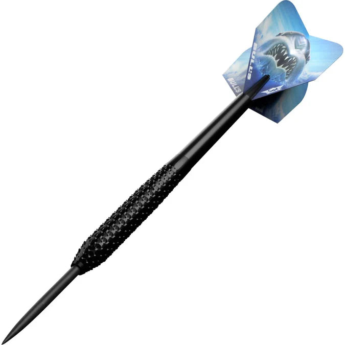 BULL'S SHARK PRO BLACK 90% STEEL TIP DARTS