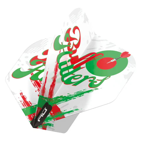 Bull hitters premium white dart flights
