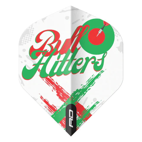 Bull hitters premium white dart flights 2