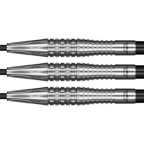 BULLS SMOKE 90% STEEL TIP DARTS - SILVER ASH