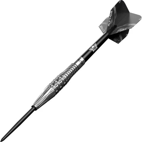 BULLS SMOKE 90% STEEL TIP DARTS - SILVER ASH