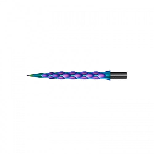 CUESOUL TOUCH POINT II SNAKE SCALES MULTI COLOURED STEEL DART POINTS