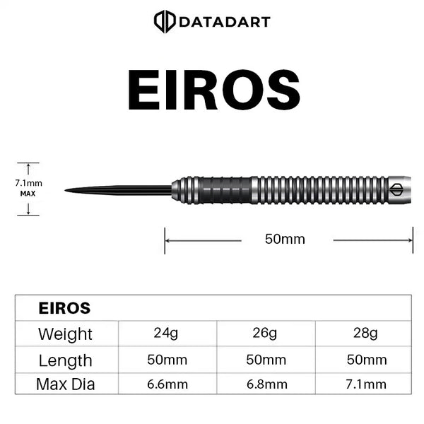 DATADART EIROS 90% STEEL TIP DARTS