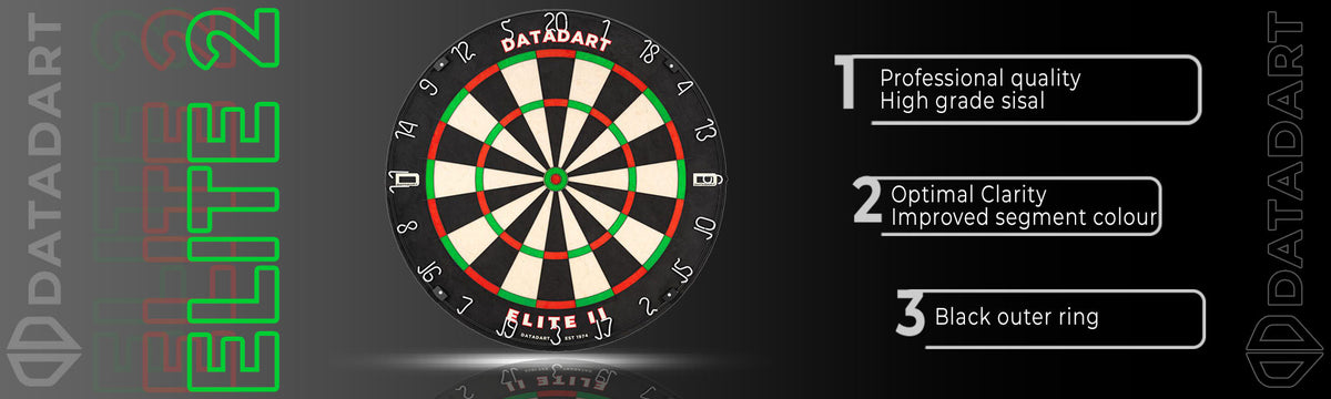 DATADART ELITE 2 PROFESSIONAL QUALITY DARTBOARD