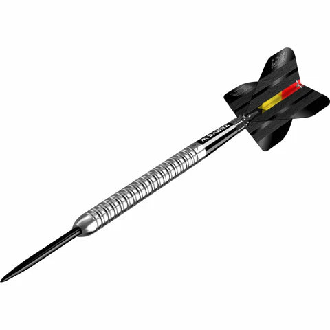 MISSION MIKE DE DECKER 95% STEEL TIP DARTS - SILVER