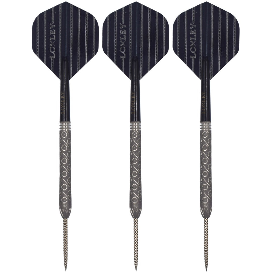 LOXLEY KRAKEN’S REVENGE LIMITED 'SILVER' EDITION 23G 90% STEEL TIP DARTS