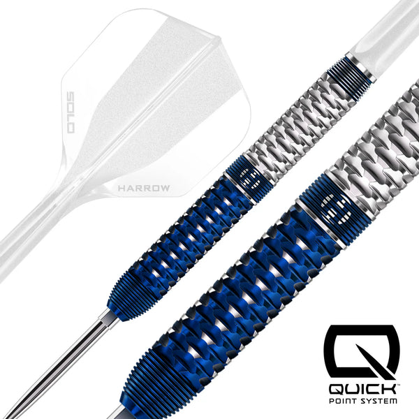 HARROWS GEO 01 90% QUICK POINT STEEL TIP DARTS
