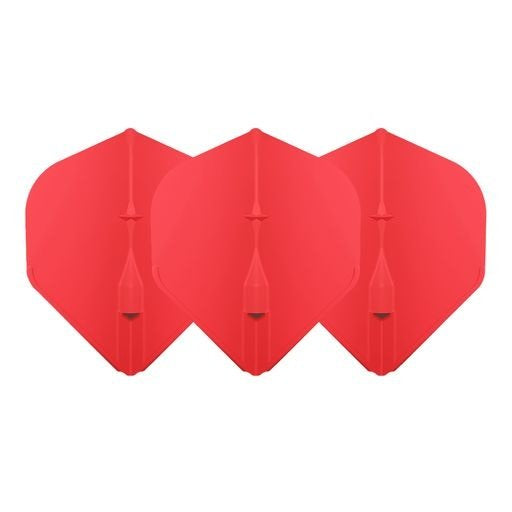 L-STYLE CHAMPAGNE EZ L1 STANDARD RED DART FLIGHTS