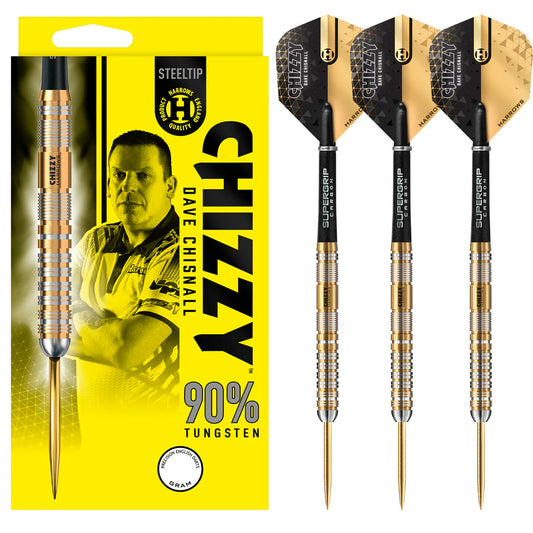 HARROWS CHIZZY 90% SERIES 2 STEEL TIP DARTS