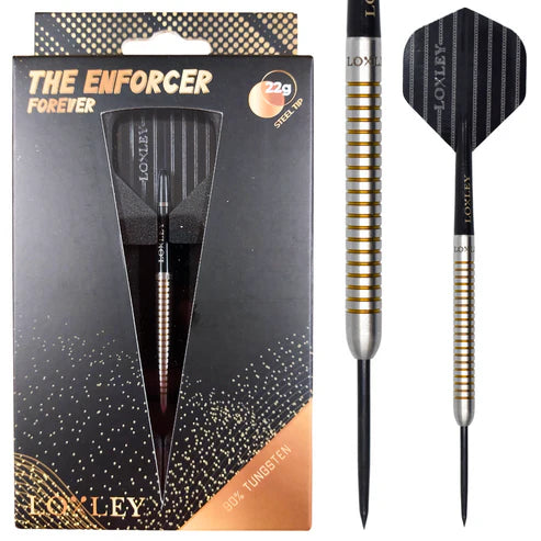 LOXLEY ENFORCER FOREVER 90% STEEL TIP DARTS