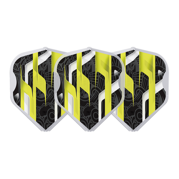 L-STYLE EZ L1 MAMO SERIES BLACK CLEAR WHITE DART FLIGHTS