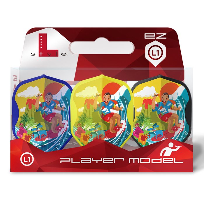 L-STYLE EZ L1 WAYNE MARDLE V1 TYPE A MIX DART FLIGHTS