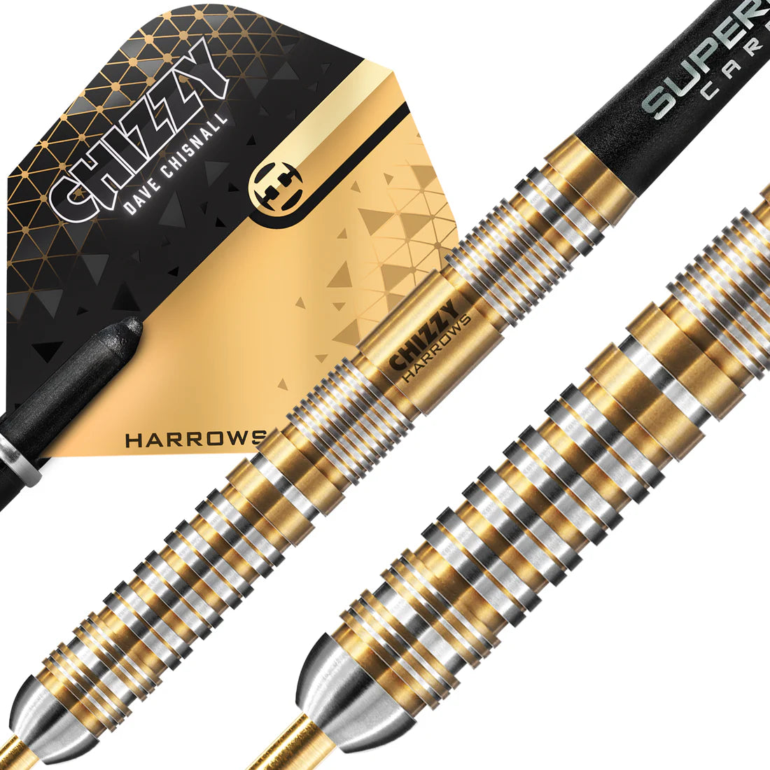HARROWS CHIZZY 90% SERIES 2 STEEL TIP DARTS